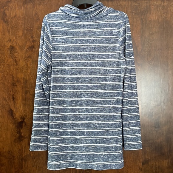 Olive and Oak Striped Cowl Neck Tunic size M - Picture 4 of 4